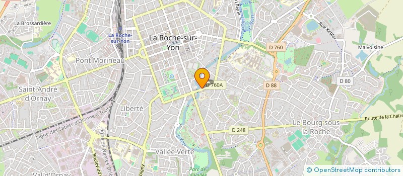 localisation de l'entreprise SCGA à LA ROCHE-SUR-YON