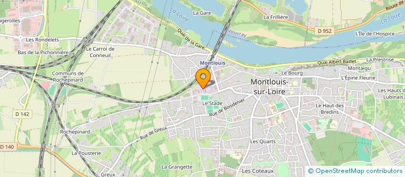 localisation de l'entreprise SCGA DE LA MONTLOUISIENNE à MONTLOUIS-SUR-LOIRE