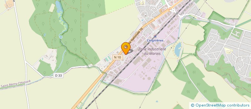 localisation de l'entreprise SCGB à COIGNIERES