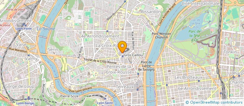 localisation de l'entreprise SCGB  LYON