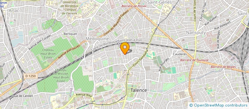 localisation de l'entreprise SCGC à TALENCE