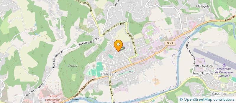 localisation de l'entreprise SCGC  TRELISSAC