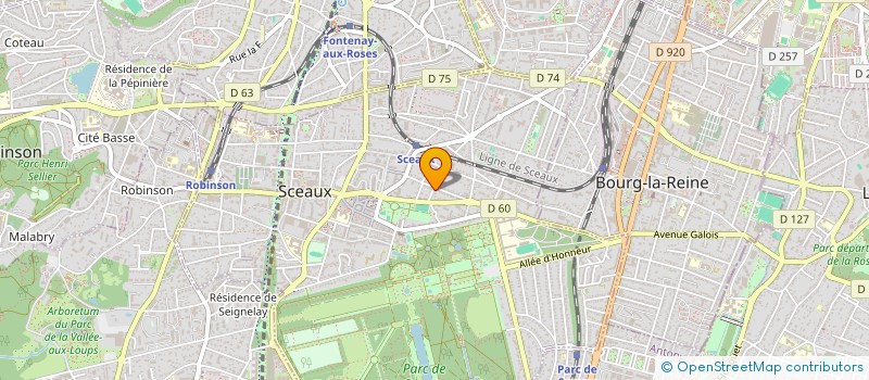 localisation de l'entreprise SCGI à SCEAUX