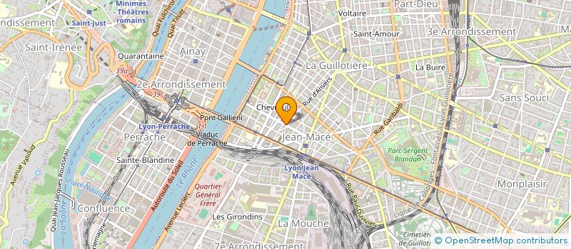 localisation de l'entreprise SCGM  LYON