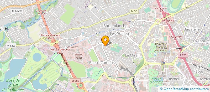 localisation de l'entreprise SCGP  TOULOUSE