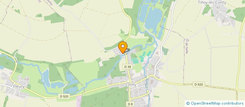 localisation de l'entreprise SCGP BILLARD  CONTY