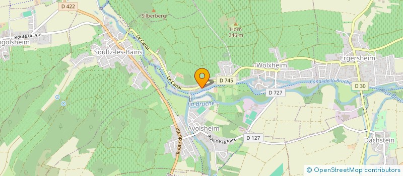 localisation de l'entreprise SCGP CARRE DU MALBERG  WOLXHEIM