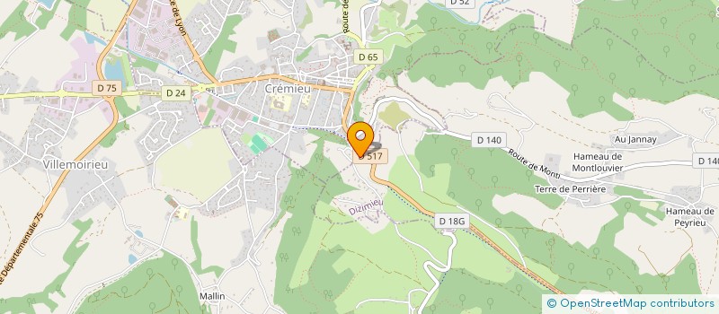 localisation de l'entreprise SCGP CHARAMEL  DIZIMIEU