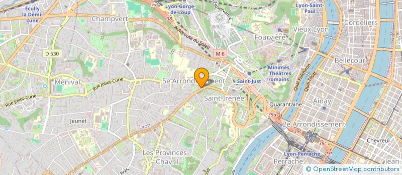 localisation de l'entreprise SCGP COLONY CAPITAL  LYON