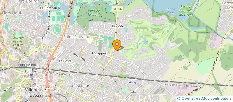 localisation de l'entreprise SCGP DEDECKER  VILLENEUVE-D'ASCQ