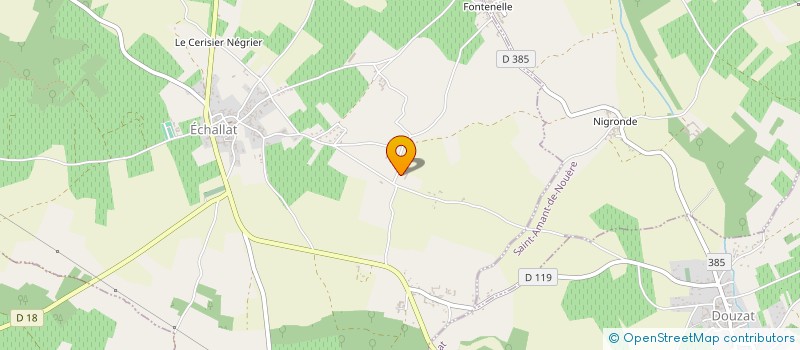 localisation de l'entreprise SCGP DES QUATRE FILLES à ECHALLAT