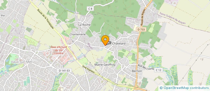 localisation de l'entreprise SCGP FAMILY VIGNAL à ROYAN