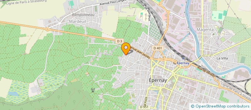 localisation de l'entreprise SCGP HOLDING LECONTE  EPERNAY