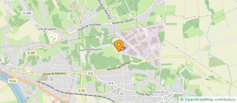 localisation de l'entreprise SCGP ILLIRAC à REYRIEUX