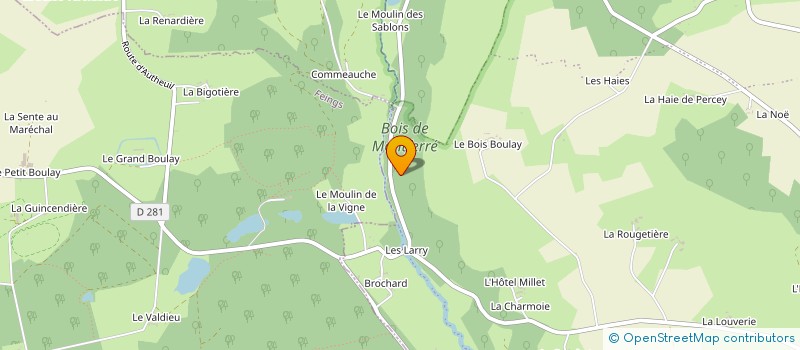 localisation de l'entreprise SCGP JOUDART CHARLES à LONGNY LES VILLAGES