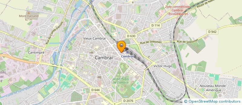 localisation de l'entreprise SCGP LEVIVIM à CAMBRAI