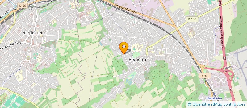 localisation de l'entreprise SCGP MA  RIXHEIM