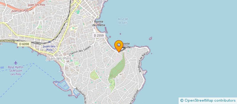 localisation de l'entreprise SCGP SOGEF à ANTIBES