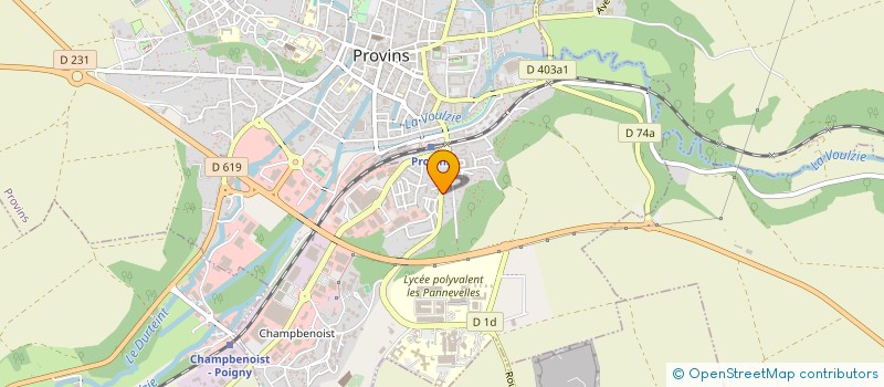 localisation de l'entreprise SCGP YFCM à PROVINS
