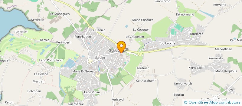 localisation de l'entreprise SCGR DISTRIBUTION  BADEN