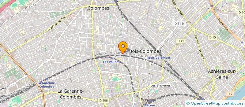 localisation de l'entreprise SCGVP à COLOMBES