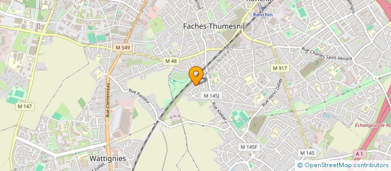 localisation de l'entreprise SCGY  FACHES-THUMESNIL