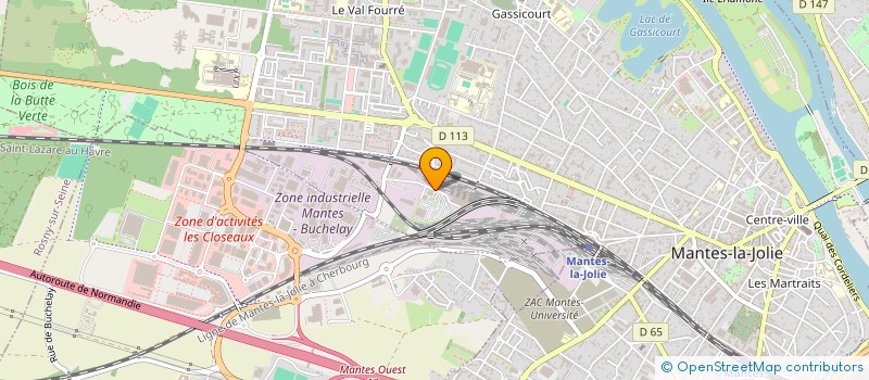 localisation de l'entreprise SCH  MANTES-LA-JOLIE