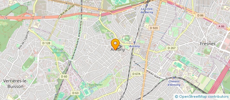 localisation de l'entreprise SCH à ANTONY