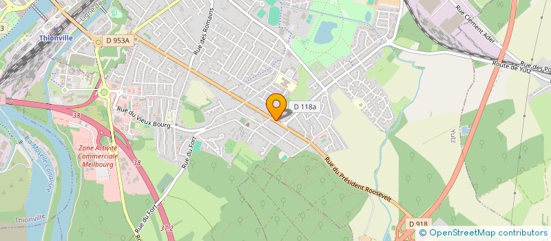 localisation de l'entreprise SCH  YUTZ