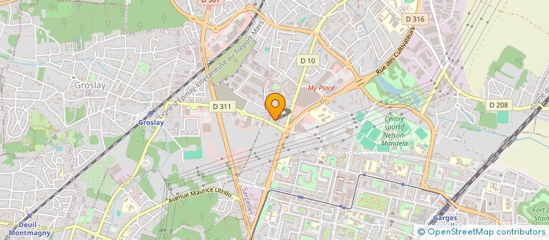 localisation de l'entreprise SCH  SARCELLES