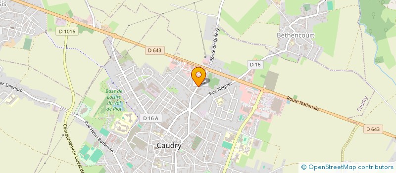 localisation de l'entreprise SCH AUTOMOBILES à CAUDRY