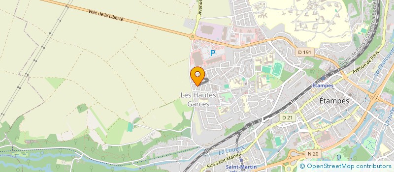 localisation de l'entreprise SCH COMPAGNY à ETAMPES