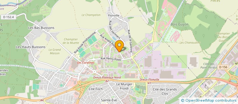 localisation de l'entreprise SCH ENERGIE à DREUX