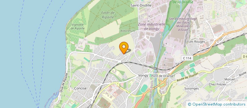 localisation de l'entreprise SCH ENTERPRISE MANAGEMENT à THONON-LES-BAINS
