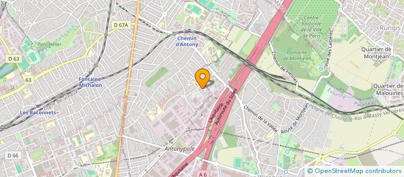 localisation de l'entreprise SCH GESTION à ANTONY