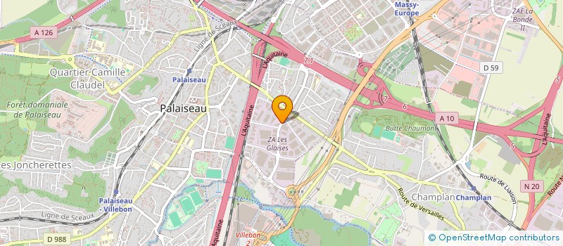 localisation de l'entreprise SCH HOLDING à PALAISEAU