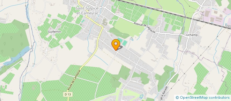localisation de l'entreprise SCH HOME  SAINT-SULPICE-ET-CAMEYRAC