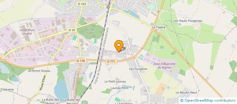 localisation de l'entreprise SCH JOS  CHATEAUBRIANT