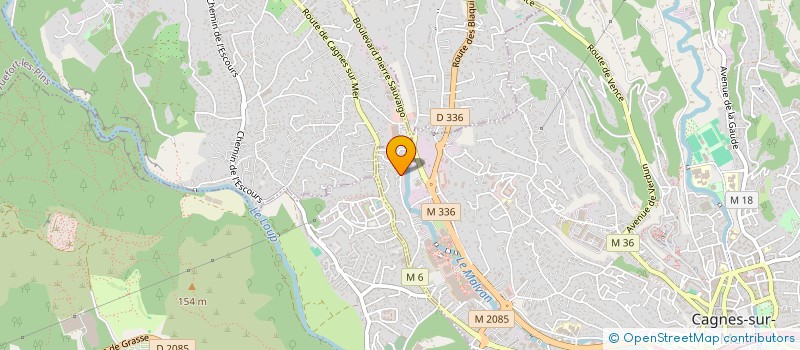 localisation de l'entreprise SCH TERRASSEMENT  CAGNES-SUR-MER