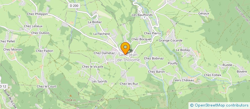 localisation de l'entreprise SCHAAD RENOVATION  SAINT-JEAN-DE-THOLOME