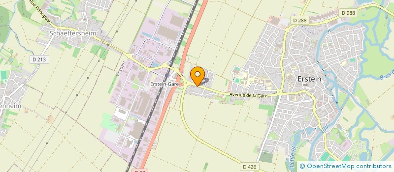 localisation de l'entreprise SCHAAL ET ZINK ARCHITECTES ASSOCIES  ERSTEIN