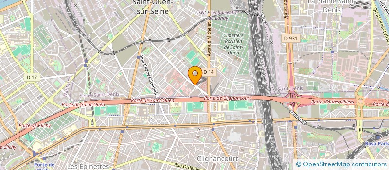 localisation de l'entreprise SCHAAL-HUFTIER-SC REGNER  SAINT-OUEN-SUR-SEINE