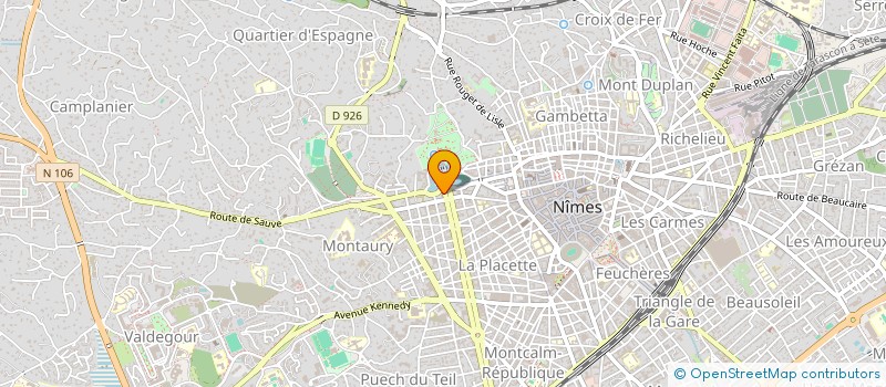 localisation de l'entreprise SCHAEFFER CHEMISES SARL à NIMES