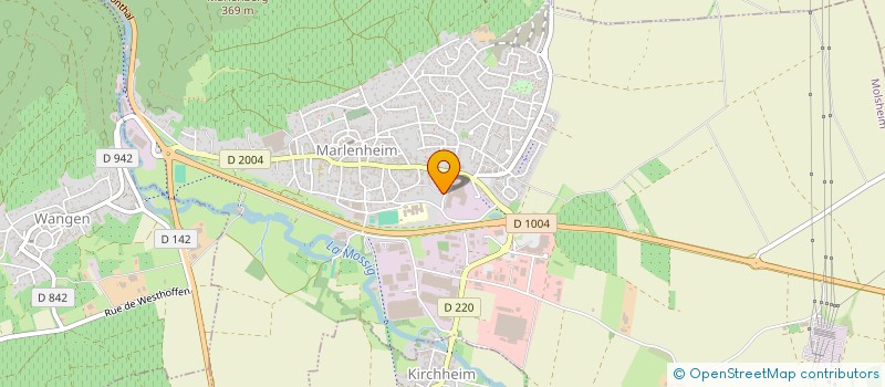 localisation de l'entreprise SCHAEFFER FRERES à MARLENHEIM