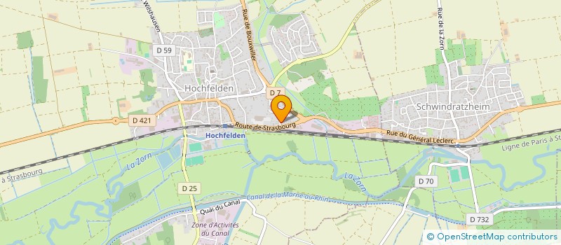 localisation de l'entreprise SCHAEFFER PROTECTION INCENDIE à ETTENDORF