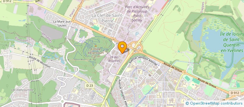 localisation de l'entreprise SCHAFER INFORMATIQUE CONSEIL  TRAPPES