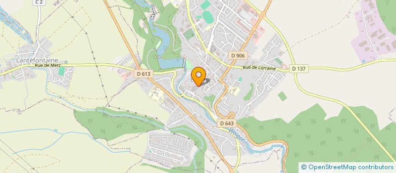 localisation de l'entreprise SCHAFER TOITURES  VAL DE BRIEY