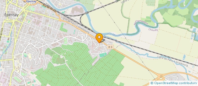 localisation de l'entreprise SCHALETH  EPERNAY