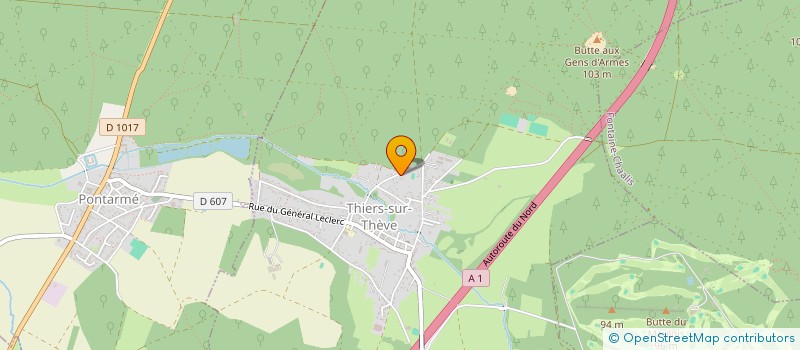 localisation de l'entreprise SCHALLER  THIERS SUR THEVE