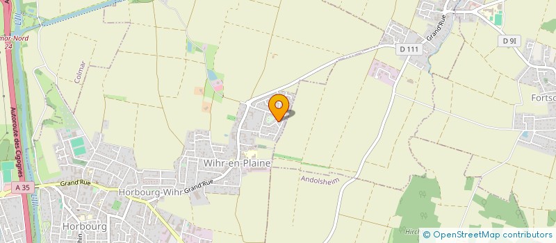 localisation de l'entreprise SCHALVES  HORBOURG-WIHR